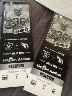 Raiders tickets