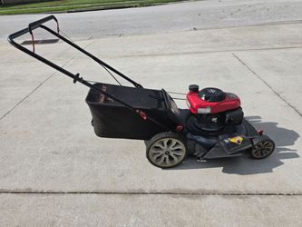 Troy-Bilt Gas Push Lawn Mower with Bag