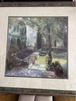 Garden for Marcel Proust by Pier Bekaert Picture Frame Painting