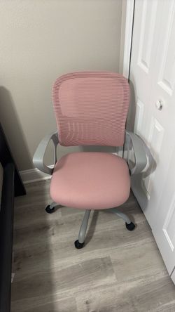 Pink office chair