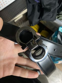 Black Ferragamo Belt