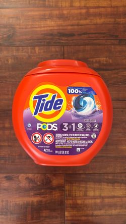 Tide Pods 3 In 1 Laundry Detergent: Spring Meadow  Scent; 42 Count