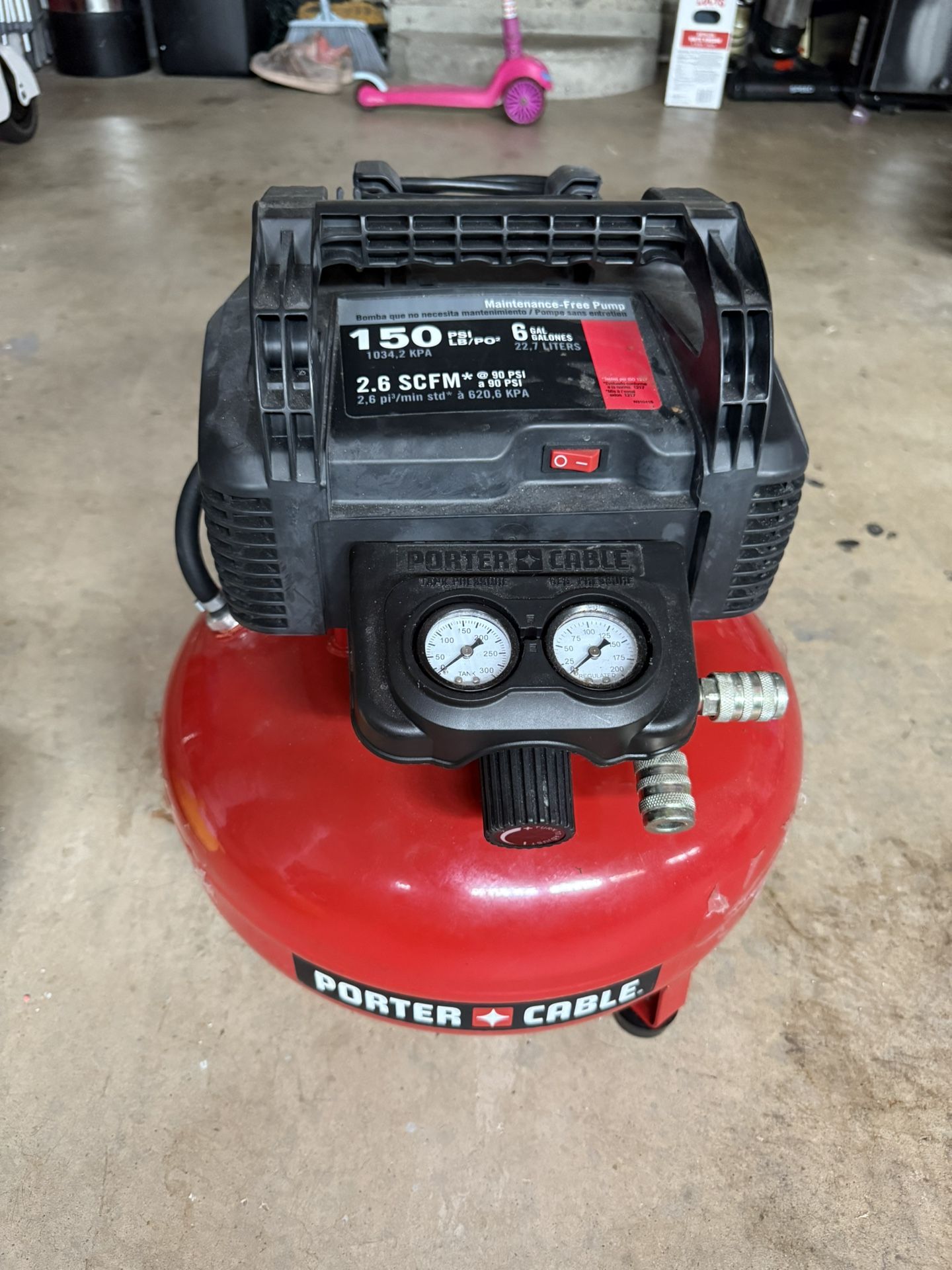 Air Compressor Porter Cable