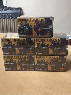 Skibidi Toilet Mystery Collector Figure - Series 1 One - Lot of 5 SEALED