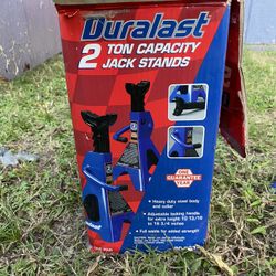 $20 Duralast 2 Ton Jack Stands Brand New Never Used!
