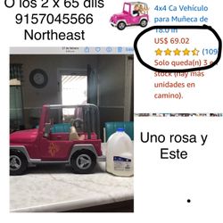 2 Jeeps Nuevos X 65 Dlls  O 40 Cu Firme No Menos