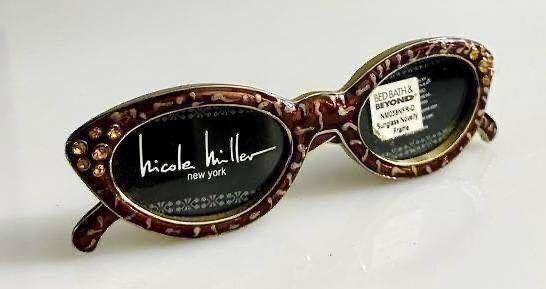 Nicole Miller New York Novelty Picture Photo Memories Eyeglasses Freestanding Frame Home Decoration Accent