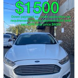 2016 Ford Fusion No Credit Application 