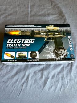 Electric Water Gun Automatic Rechargeable Water Blaster Toy LED NEW Sealed