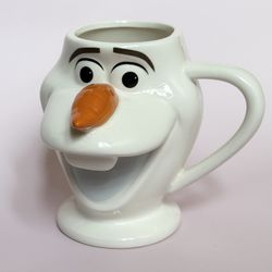 Disney Olaf Snowman Ceramic Coffee Mug Cup 12oz Frozen 2. 3D Style.  