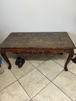 Antique marble table
