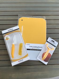 ❤️Bundle SALE!!❤️Kyocera Advanced Ceramics Knife & Cutting Board x 2 & Peeler❤️Brand NEW❤️Great Deal❤️