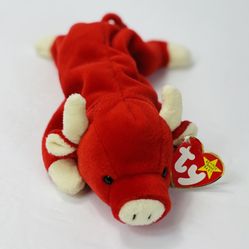 Ty Beanie Baby Snort the bull 1995 with tags