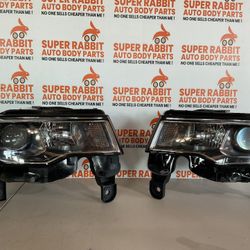 2017 Grand Cherokee Headlight Tabs Complete Original 2022✅