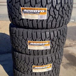 Tires New LT 33x12.50R20 RT Arroyo Tamarock $790 Set Of Four Install Mount And Balance 