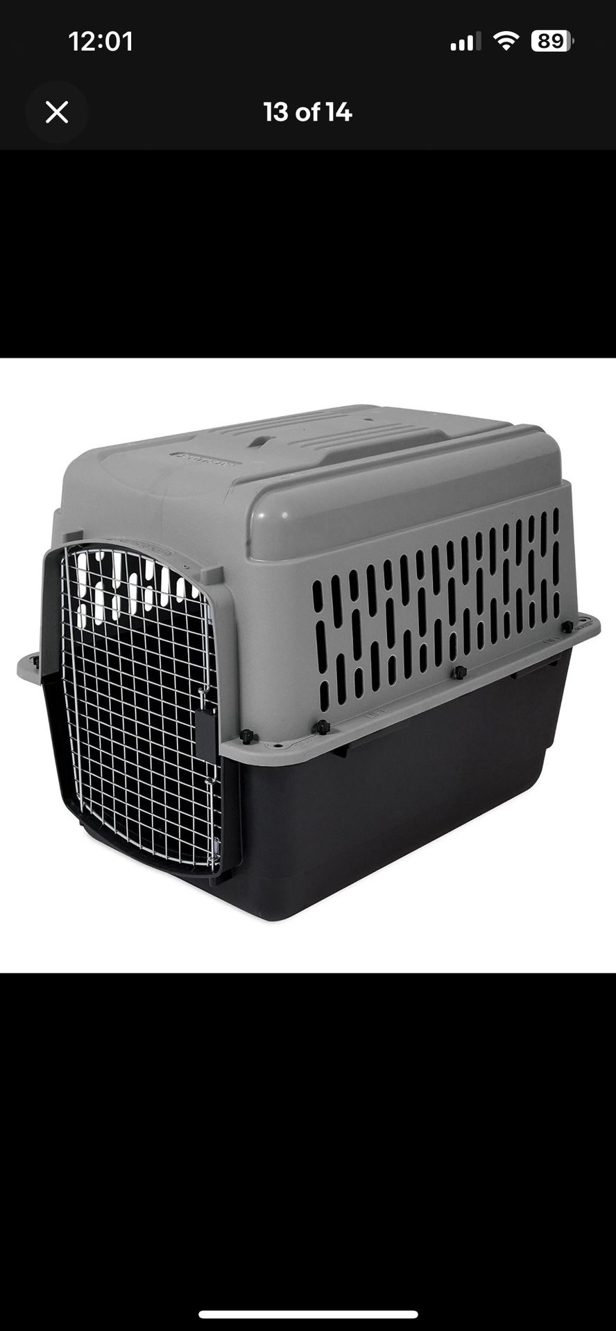 **Airline approved** 32" Travel Dog Kennel Portable Medium Pet Carrier for Dogs 30-50 lb