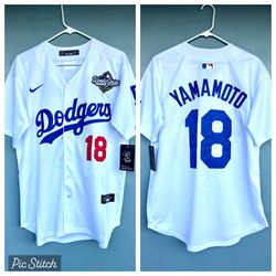 Dodgers Yamamoto Jersey S M L XL XXL
