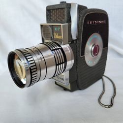 Vintage Keystone Electric Eye Zoom F/1.8 8mm Model 7 Deluxe Camera Made In USA