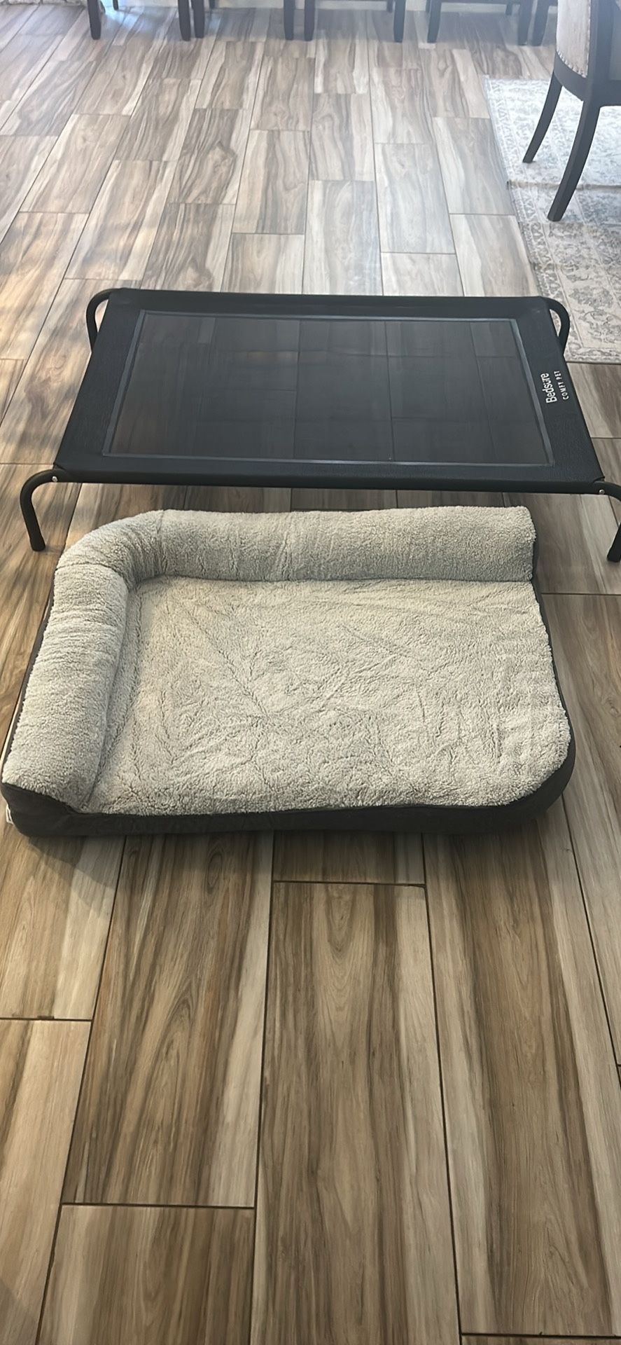 XL. Elevated Dog Bed And Large Water Proof Bed Both For $50