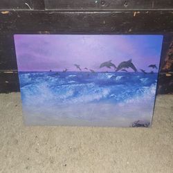 Painting Purple Beach