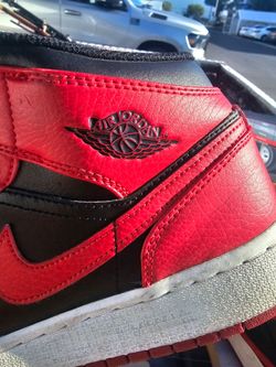 Nike Air Jordan 1 Retro OG High Banned Bred 2016 575441-001 Used GS Sz 7Y