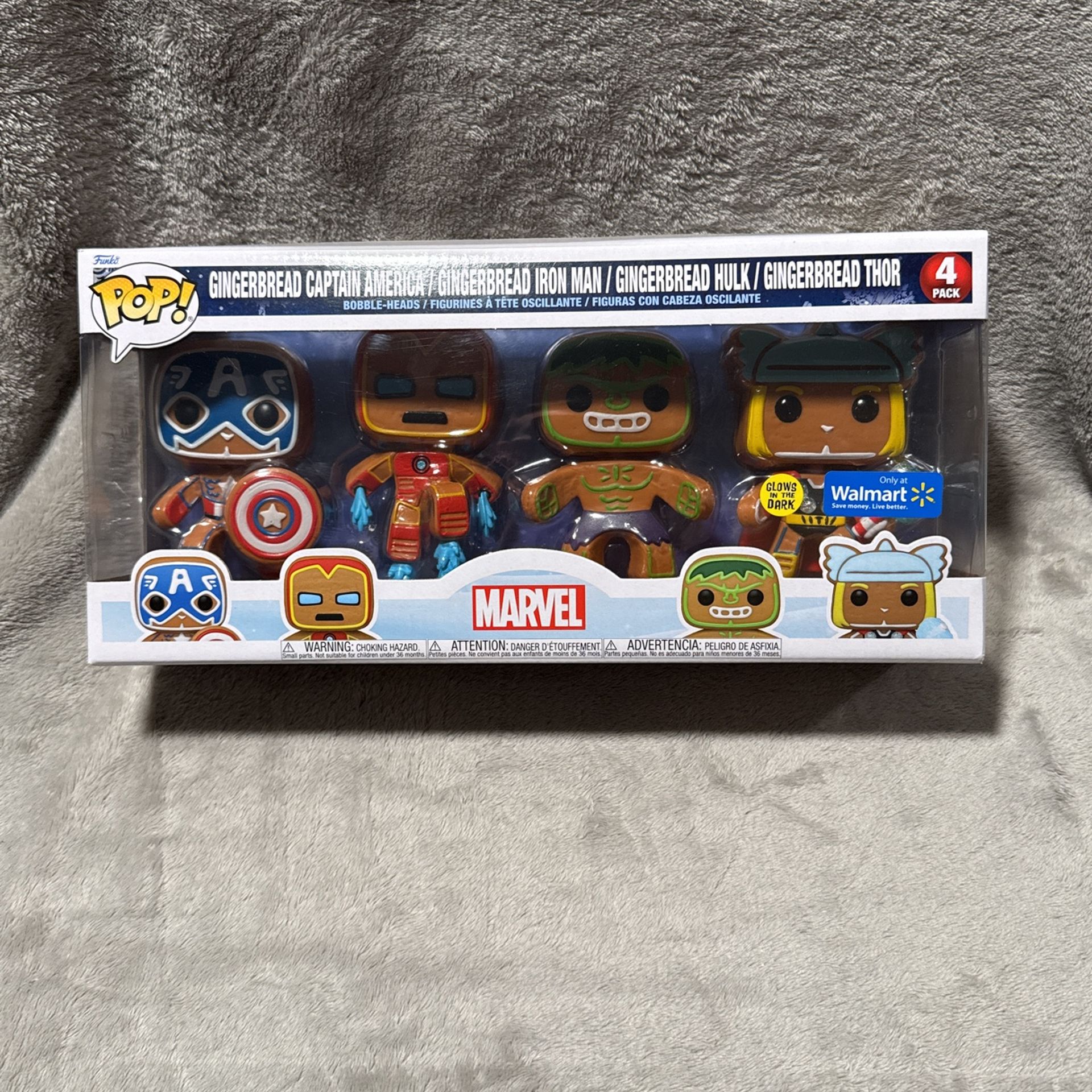 Marvel Gingerbread Funko Pop Four Pack