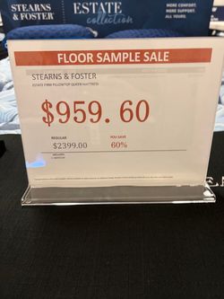 Stearns & Foster Estate Firm Pillowtop Queen Mattress