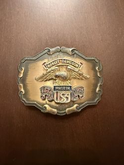 Harley-Davidson “Made in USA Est. 1903” Vintage Style Metal Belt Buckle