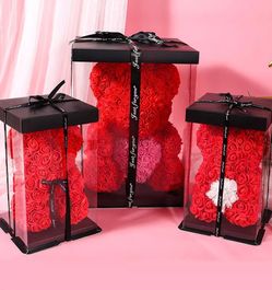 Teddy Rose Bear With Box