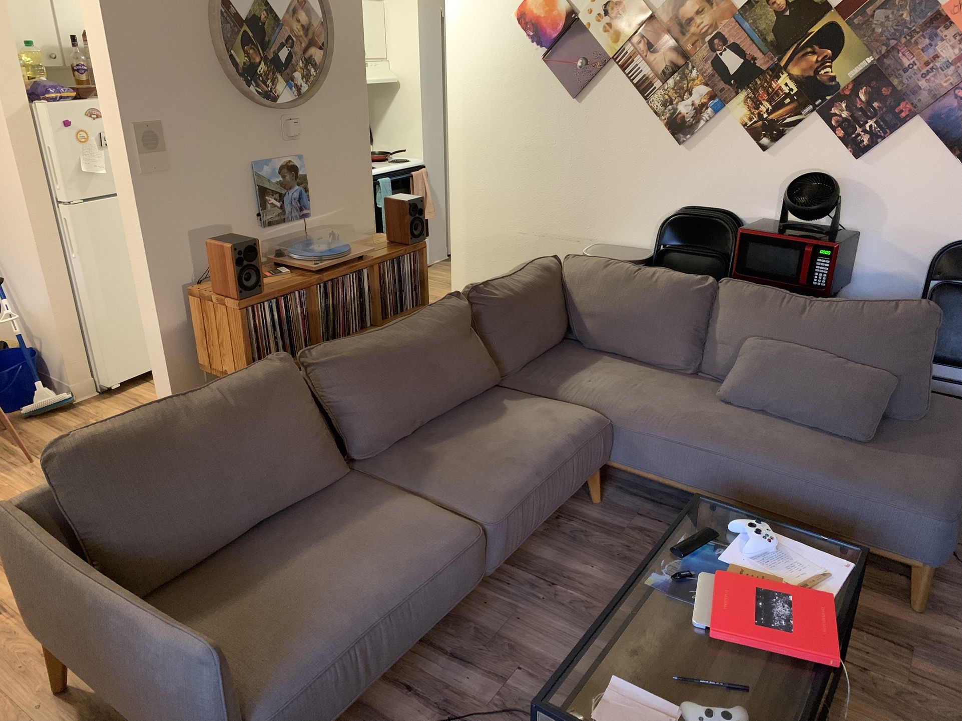 Gray Sectional Couch