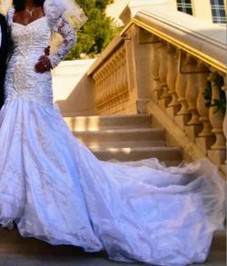 Wedding Dress size 10 white