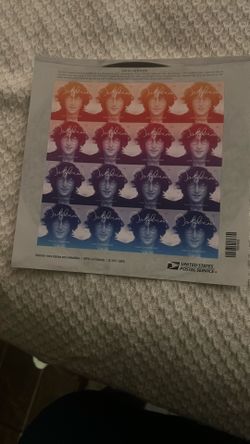 Postage stamp John Lennon