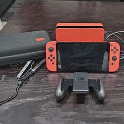Mario RED EDITION  NINTENDO SWITCH  OLED 512gb sd card