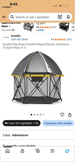 Evenflo Play-Away Portable Playard Deluxe