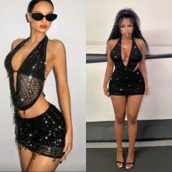 Glitter & Sequin Skirt Sets