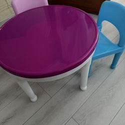Kids Table And 2 Chairs
