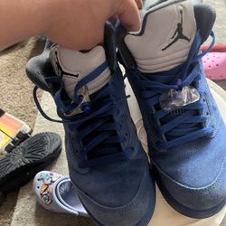 Air Jordan 5 Retro 'Blue Suede