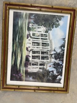 Nottingham Plantation Print Framed 