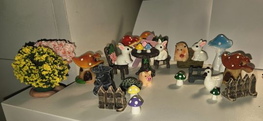 Miniaturas decorativas kawaii – 30 piezas coloridas para terrarios, plantas o manualidades