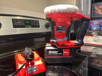 Bauer brand new orbital buffer/polisher with 12AH battery and Rapid plus charger.