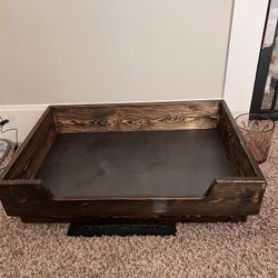 Homemade Wood Dog Bed