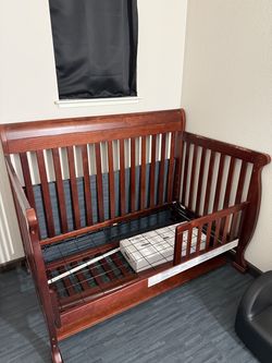 Davinci 4-in-1 convertible crib & conversion kit(M3099) in rich cherry