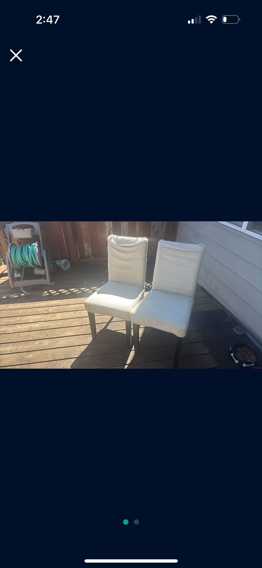 DINING ROOM CHAIRS FREE