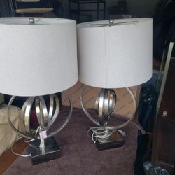 PAIR OF LAMPS