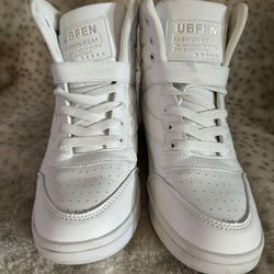 White Women’s High Top Sneakers