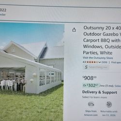 20 By 40 Heavy Duty Party Tent