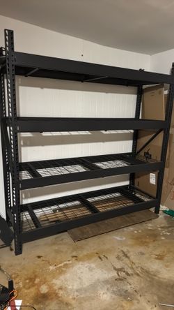 4 tier industrial shelving unit 75$ by PV Mall!