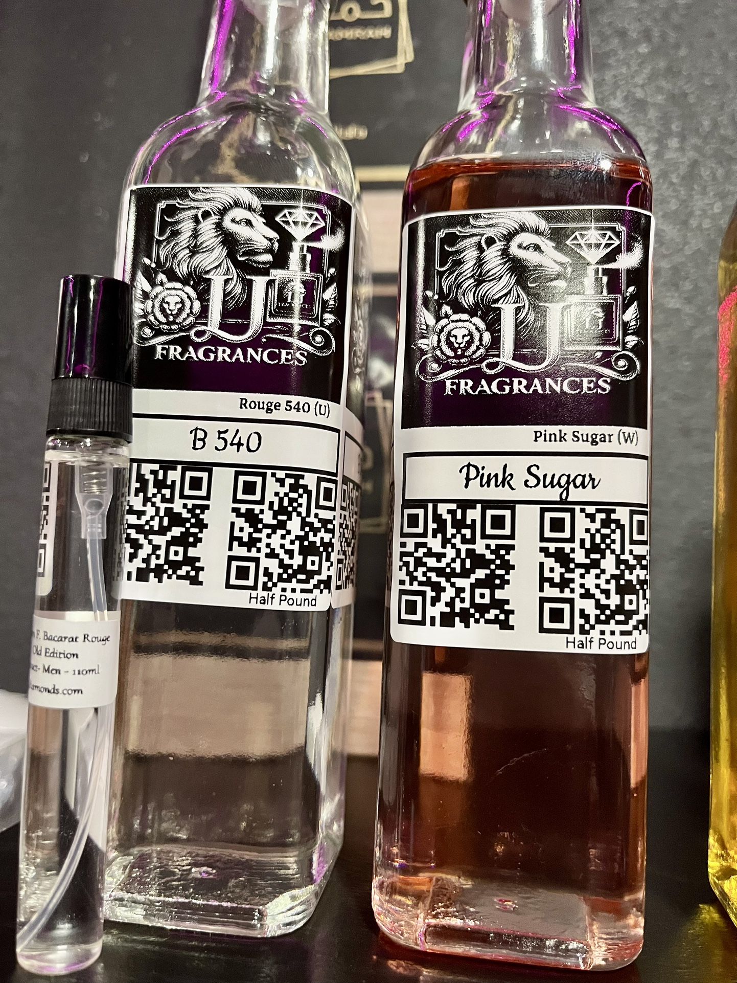 Handmade Oil based Fragrances inspired by: Designer and Middle Eastern Scents also available!
