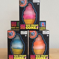 New and Unopened - NeeDoh Nice Cream Cones