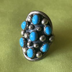 Silver ring with Turquoise 